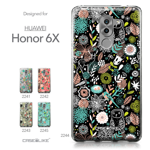Huawei Honor 6X / Mate 9 Lite / GR5 2017 case Spring Forest Black 2244 Collection | CASEiLIKE.com