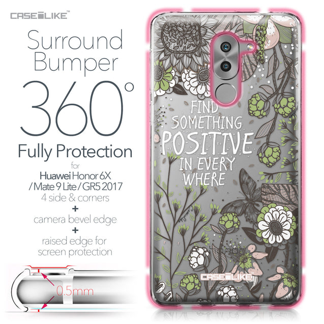 Huawei Honor 6X / Mate 9 Lite / GR5 2017 case Blooming Flowers 2250 Bumper Case Protection | CASEiLIKE.com