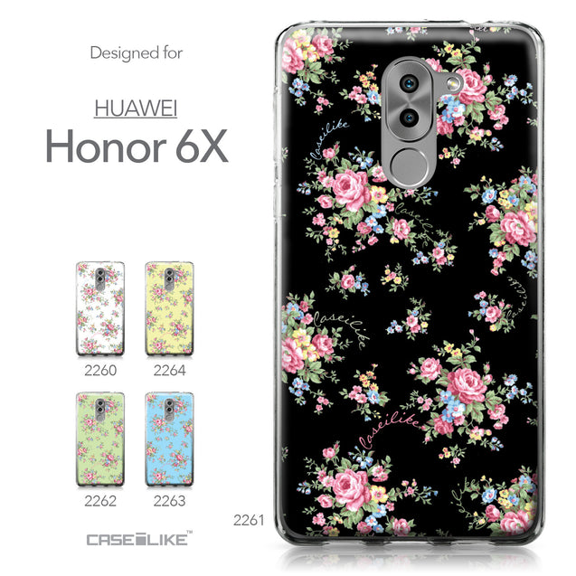 Huawei Honor 6X / Mate 9 Lite / GR5 2017 case Floral Rose Classic 2261 Collection | CASEiLIKE.com