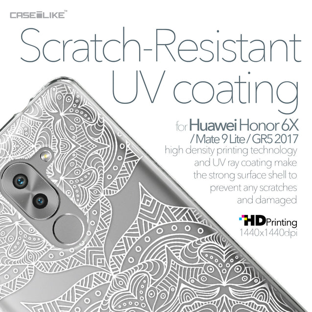 Huawei Honor 6X / Mate 9 Lite / GR5 2017 case Mandala Art 2303 with UV-Coating Scratch-Resistant Case | CASEiLIKE.com