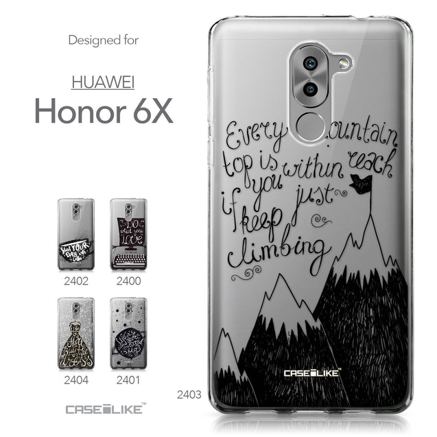 Huawei Honor 6X / Mate 9 Lite / GR5 2017 case Quote 2403 Collection | CASEiLIKE.com