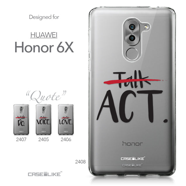 Huawei Honor 6X / Mate 9 Lite / GR5 2017 case Quote 2408 Collection | CASEiLIKE.com