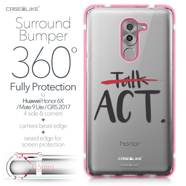 Huawei Honor 6X / Mate 9 Lite / GR5 2017 case Quote 2408 Bumper Case Protection | CASEiLIKE.com