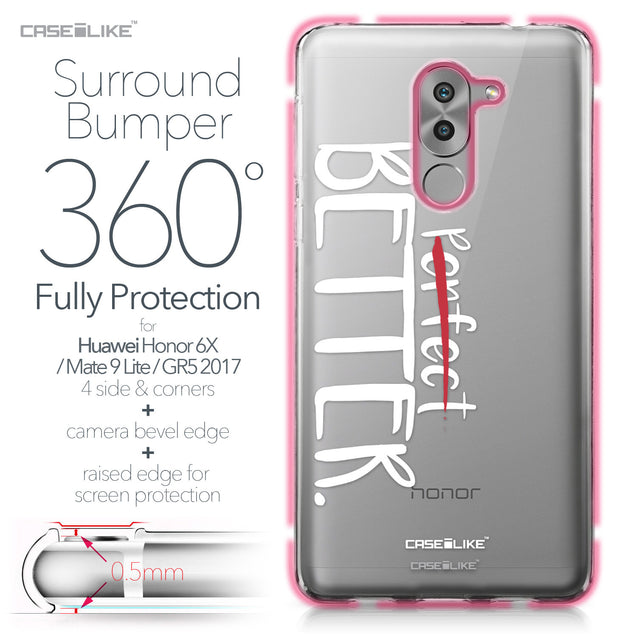 Huawei Honor 6X / Mate 9 Lite / GR5 2017 case Quote 2410 Bumper Case Protection | CASEiLIKE.com
