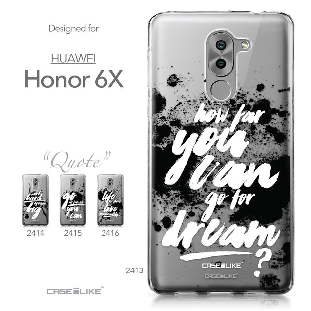 Huawei Honor 6X / Mate 9 Lite / GR5 2017 case Quote 2413 Collection | CASEiLIKE.com