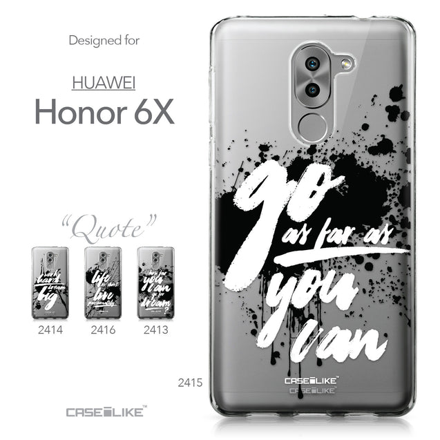 Huawei Honor 6X / Mate 9 Lite / GR5 2017 case Quote 2415 Collection | CASEiLIKE.com