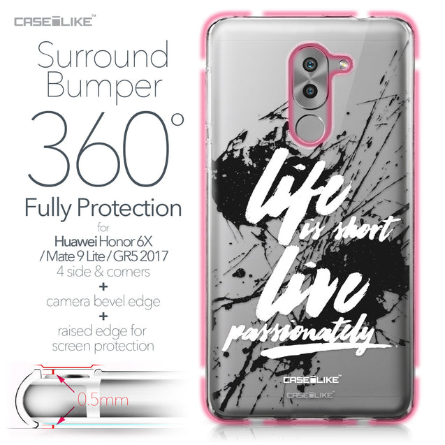 Huawei Honor 6X / Mate 9 Lite / GR5 2017 case Quote 2416 Bumper Case Protection | CASEiLIKE.com