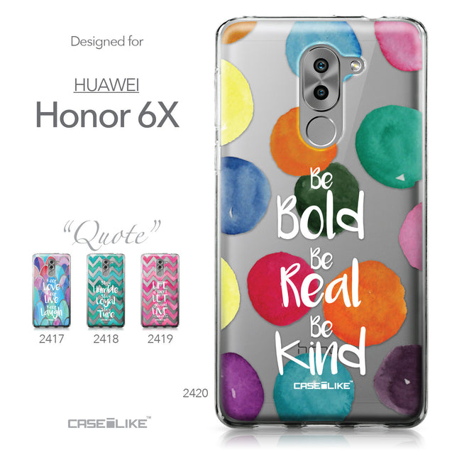 Huawei Honor 6X / Mate 9 Lite / GR5 2017 case Quote 2420 Collection | CASEiLIKE.com