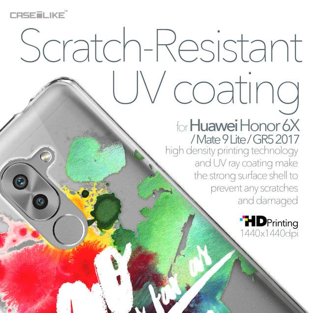 Huawei Honor 6X / Mate 9 Lite / GR5 2017 case Quote 2424 with UV-Coating Scratch-Resistant Case | CASEiLIKE.com