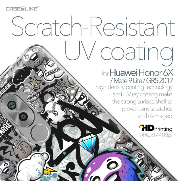 Huawei Honor 6X / Mate 9 Lite / GR5 2017 case Graffiti 2706 with UV-Coating Scratch-Resistant Case | CASEiLIKE.com