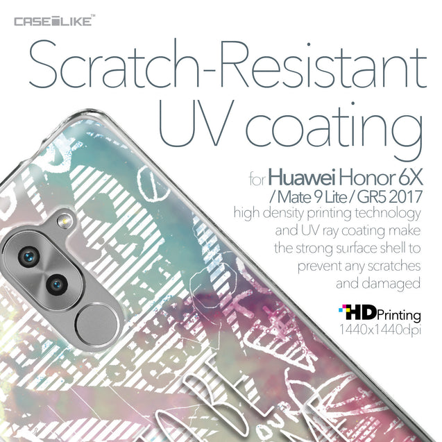 Huawei Honor 6X / Mate 9 Lite / GR5 2017 case Graffiti 2726 with UV-Coating Scratch-Resistant Case | CASEiLIKE.com