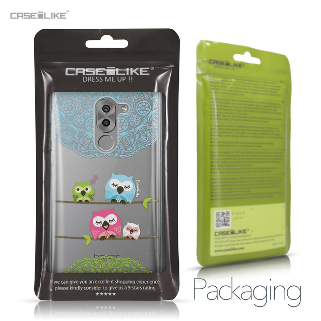 Huawei Honor 6X / Mate 9 Lite / GR5 2017 case Owl Graphic Design 3318 Retail Packaging | CASEiLIKE.com