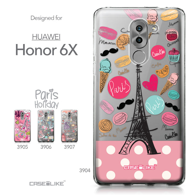 Huawei Honor 6X / Mate 9 Lite / GR5 2017 case Paris Holiday 3904 Collection | CASEiLIKE.com