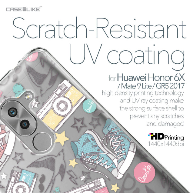 Huawei Honor 6X / Mate 9 Lite / GR5 2017 case Paris Holiday 3906 with UV-Coating Scratch-Resistant Case | CASEiLIKE.com