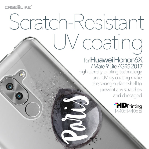 Huawei Honor 6X / Mate 9 Lite / GR5 2017 case Paris Holiday 3911 with UV-Coating Scratch-Resistant Case | CASEiLIKE.com