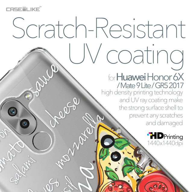 Huawei Honor 6X / Mate 9 Lite / GR5 2017 case Pizza 4822 with UV-Coating Scratch-Resistant Case | CASEiLIKE.com