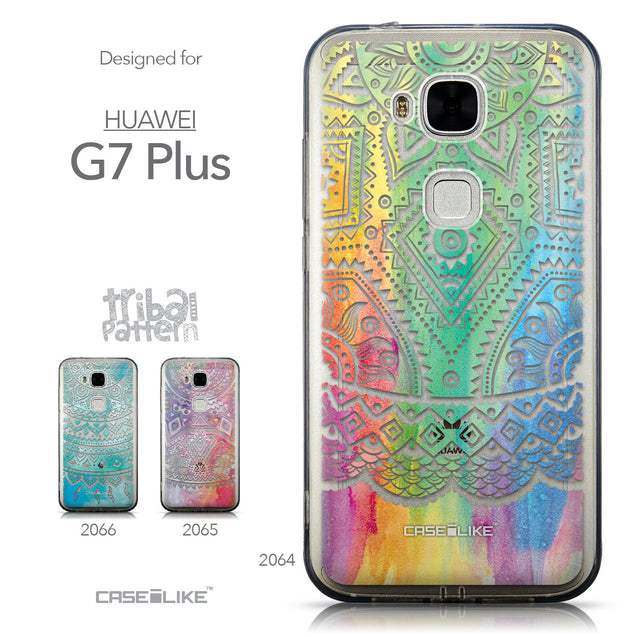 Collection - CASEiLIKE Huawei G7 Plus back cover Indian Line Art 2064