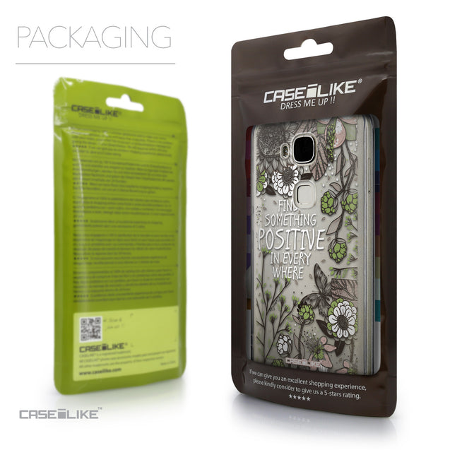 Packaging - CASEiLIKE Huawei G7 Plus back cover Blooming Flowers 2250