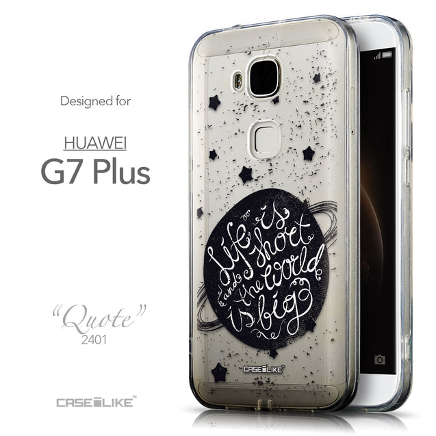 Front & Side View - CASEiLIKE Huawei G7 Plus back cover Quote 2401