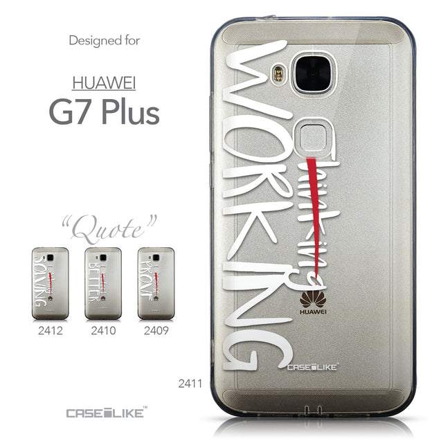 Collection - CASEiLIKE Huawei G7 Plus back cover Quote 2411