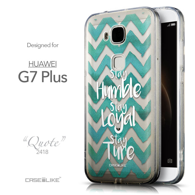 Front & Side View - CASEiLIKE Huawei G7 Plus back cover Quote 2418