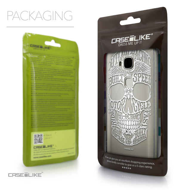 Packaging - CASEiLIKE Huawei G7 Plus back cover Art of Skull 2530
