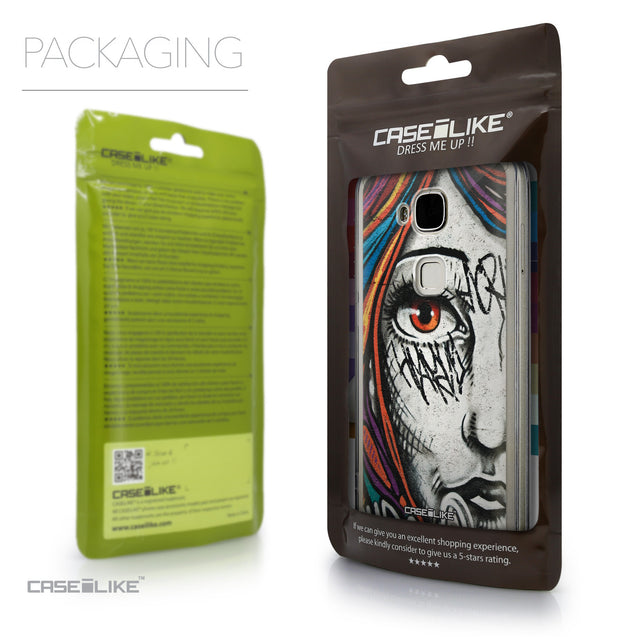 Packaging - CASEiLIKE Huawei G7 Plus back cover Graffiti Girl 2724