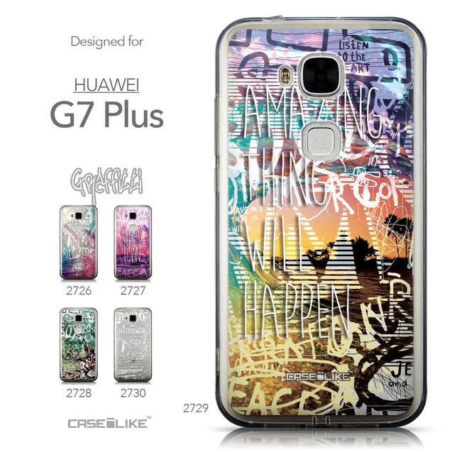 Collection - CASEiLIKE Huawei G7 Plus back cover Graffiti 2729