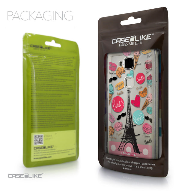 Packaging - CASEiLIKE Huawei G7 Plus back cover Paris Holiday 3904