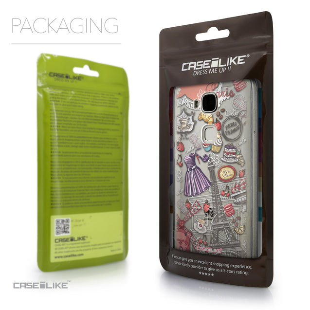 Packaging - CASEiLIKE Huawei G7 Plus back cover Paris Holiday 3907