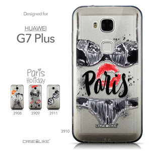 Collection - CASEiLIKE Huawei G7 Plus back cover Paris Holiday 3910