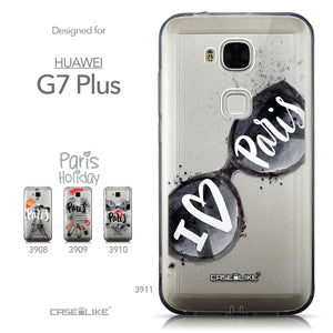 Collection - CASEiLIKE Huawei G7 Plus back cover Paris Holiday 3911