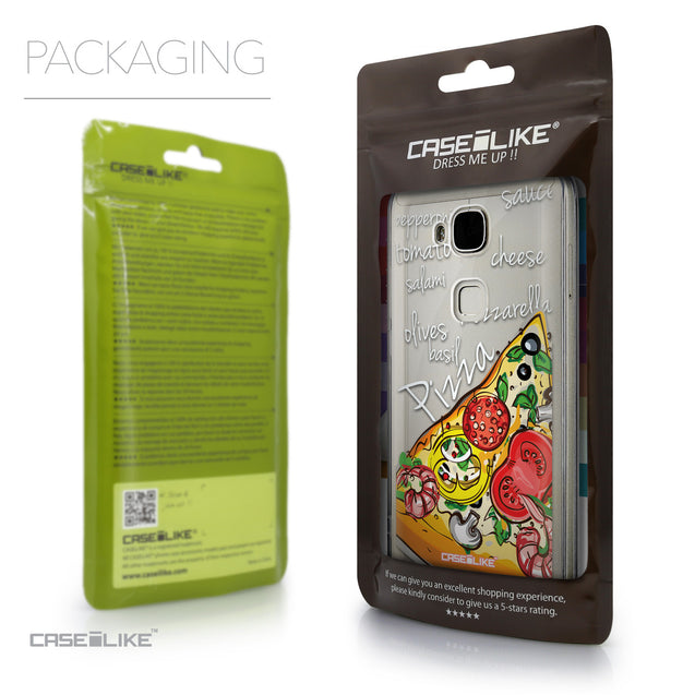 Packaging - CASEiLIKE Huawei G7 Plus back cover Pizza 4822