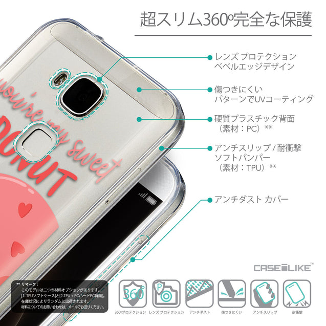 Details in Japanese - CASEiLIKE Huawei G7 Plus back cover Dounuts 4823