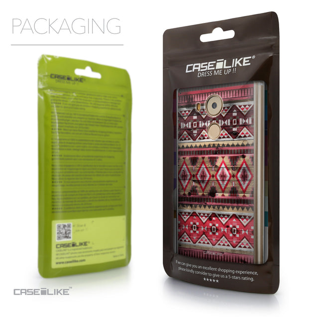 Packaging - CASEiLIKE Huawei Mate 8 back cover Indian Tribal Theme Pattern 2057
