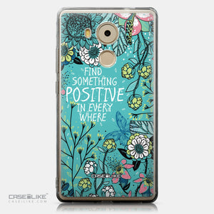 CASEiLIKE Huawei Mate 8 back cover Blooming Flowers Turquoise 2249