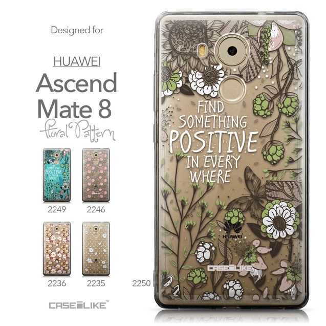 Collection - CASEiLIKE Huawei Mate 8 back cover Blooming Flowers 2250