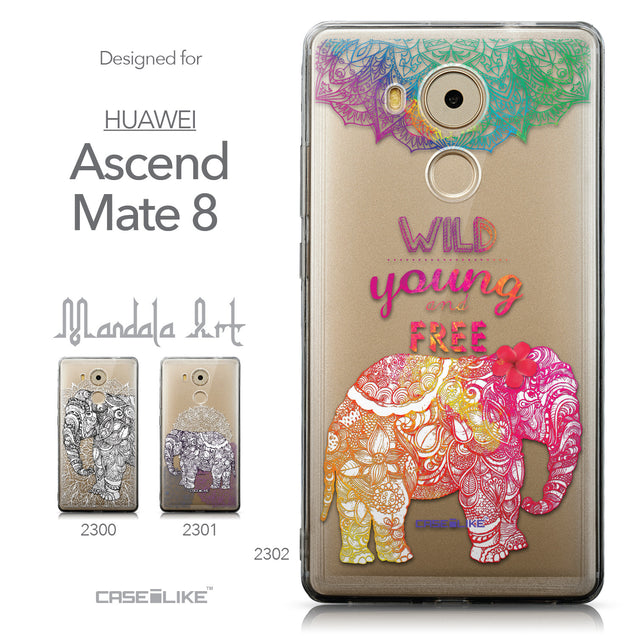 Collection - CASEiLIKE Huawei Mate 8 back cover Mandala Art 2302