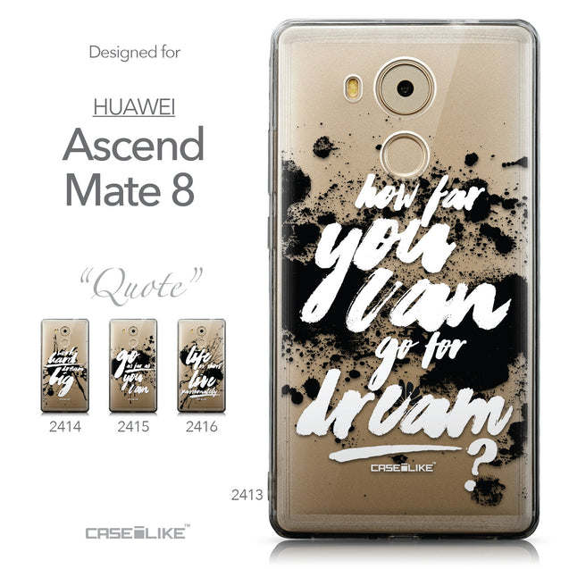 Collection - CASEiLIKE Huawei Mate 8 back cover Quote 2413