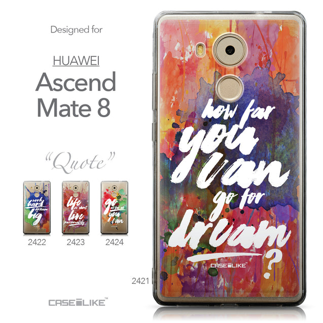 Collection - CASEiLIKE Huawei Mate 8 back cover Quote 2421