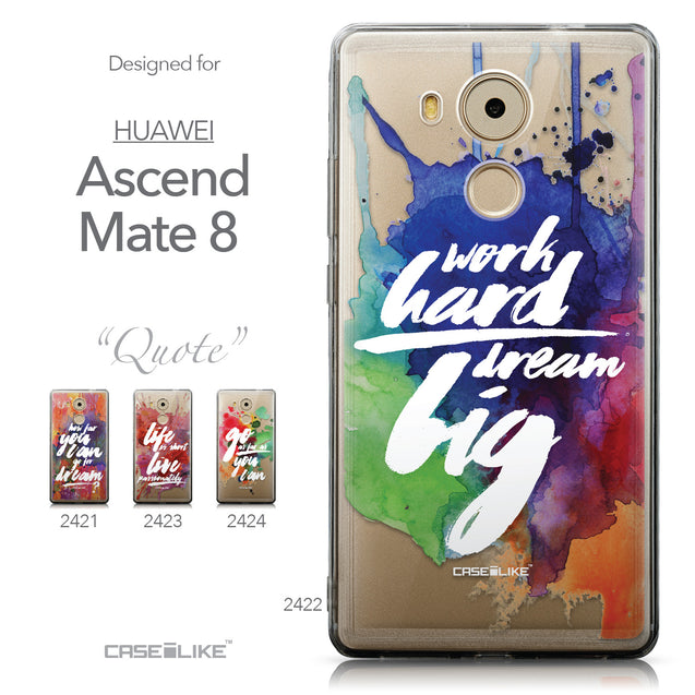 Collection - CASEiLIKE Huawei Mate 8 back cover Quote 2422