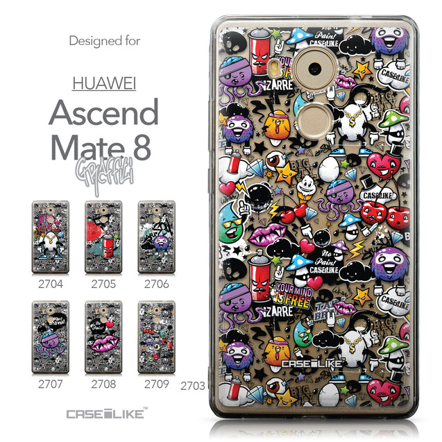Collection - CASEiLIKE Huawei Mate 8 back cover Graffiti 2703