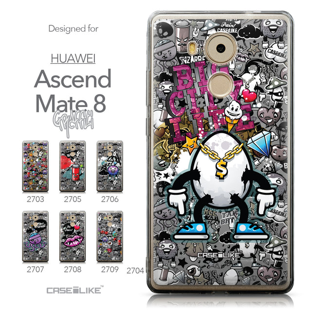 Collection - CASEiLIKE Huawei Mate 8 back cover Graffiti 2704