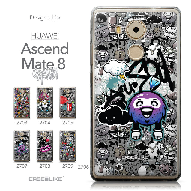 Collection - CASEiLIKE Huawei Mate 8 back cover Graffiti 2706