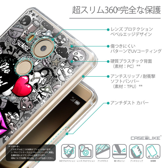 Details in Japanese - CASEiLIKE Huawei Mate 8 back cover Graffiti 2708