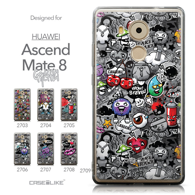 Collection - CASEiLIKE Huawei Mate 8 back cover Graffiti 2709