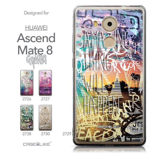 Collection - CASEiLIKE Huawei Mate 8 back cover Graffiti 2729