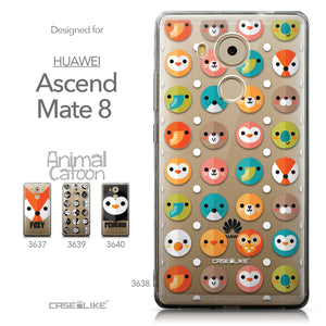 Collection - CASEiLIKE Huawei Mate 8 back cover Animal Cartoon 3638