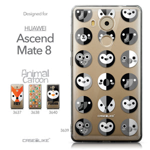 Collection - CASEiLIKE Huawei Mate 8 back cover Animal Cartoon 3639