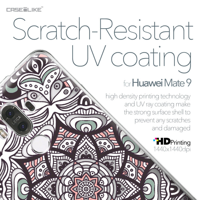 Huawei Mate 9 case Mandala Art 2095 with UV-Coating Scratch-Resistant Case | CASEiLIKE.com